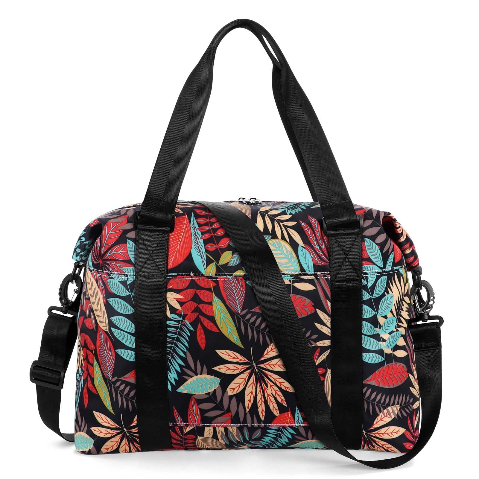 HAWEE Unisex Travel Duffel Bag Waterproof Sport Gym Bag Women Large Capacity Weekend Overnight Bag Men Lightweight Sport Duffel Bag Foldable Hand Luggage Bag for Training Fitness Swimming Yoga Camping