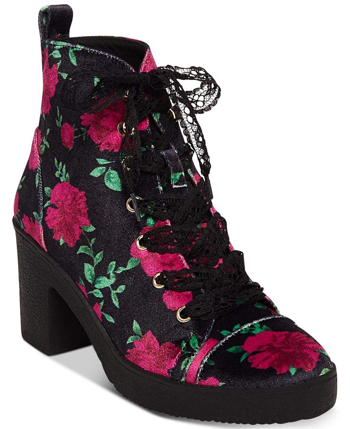 betsey johnson velvet boots
