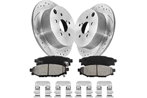 funire Rear Brake Kit, Brake Rotors and Ceramic Brake Pads Compatible with 2016-2023 Subaru Crosstrek, 2014-2018 Subaru Forester|Automotive Replacement Brake Kit|273.8mm(10.8in)|Rear Brake Rotors