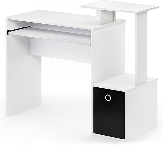 Furinno Computer Desks, Wood, White/Black, one size Amazon.co.uk