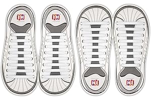 No Tie Shoelaces, Pack of 2, Elastic Shoe Laces for Kids and Adults