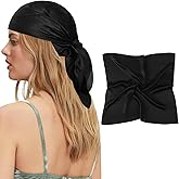 AWAYTR Mulberry Silk Scarf for Women - 27 IN Pure Silk Hair Scarves with Gift Pack