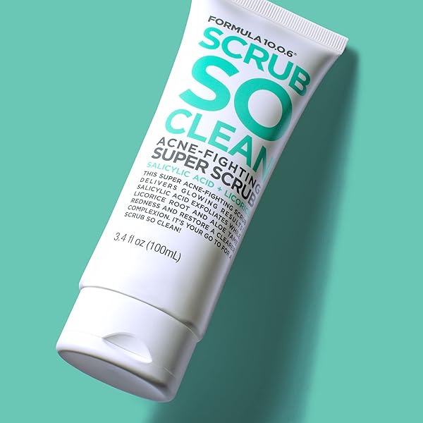 FORMULA 10.0.6 SCRB SO CLEAN ACNE-FIGTING SUPER SCRUB 3.4 FL OZ (100ML)