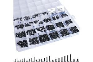 YOUFEN 520 Pcs 26 Sizes Laptop Notebook Computer Replacement Screws Kit M1.4 M1.7 M2 M2.5 M3 M3.5, Small Tiny Screws Electronic Repair Accessory for IBM HP Dell Gateway Sony Samsung Hard Disk SSD SATA