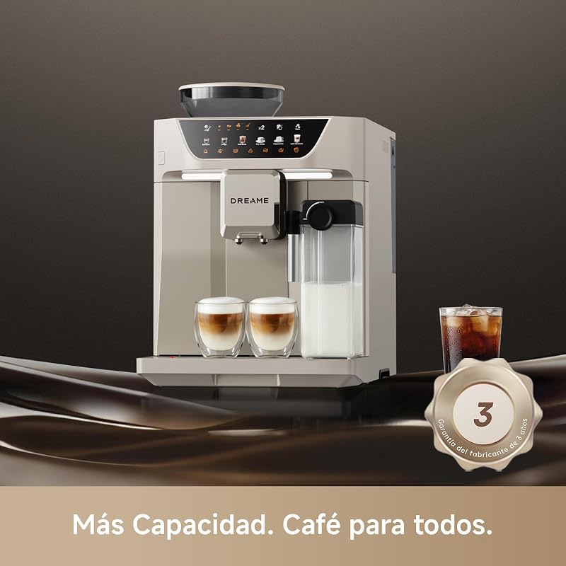 Ecceluxe Master, Cafetera Espresso Automática, Cold Brew 1 Toque