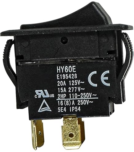 Amazon.com: Cres Cor 0808-116-K 20 Amp 125-250 Volt Switch