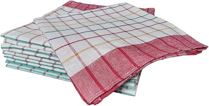 Aa Tex Theedoeken 50 70 Cm 10 Pack Keukendoeken Van Katoen Professionele Kwaliteit Meerkleurige Theedoeken Theedoeken Katoen Super Absorberend Rood Amazon Nl