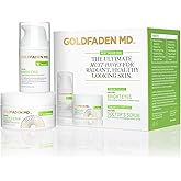 GOLDFADEN MD Duo Kit Bright Eyes and Doctors Scrub for Radiant Healthy Looking Skin