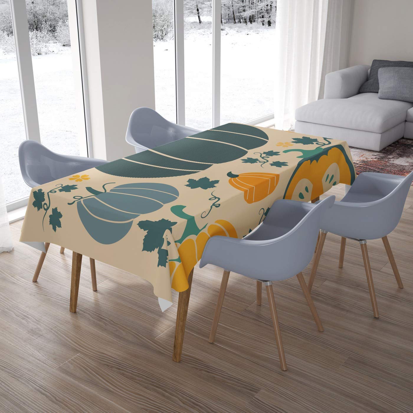 Bonamaison Kitchen Decoration, Tablecloth, 140cm x 200cm - Designed and Manufactured in Turkey