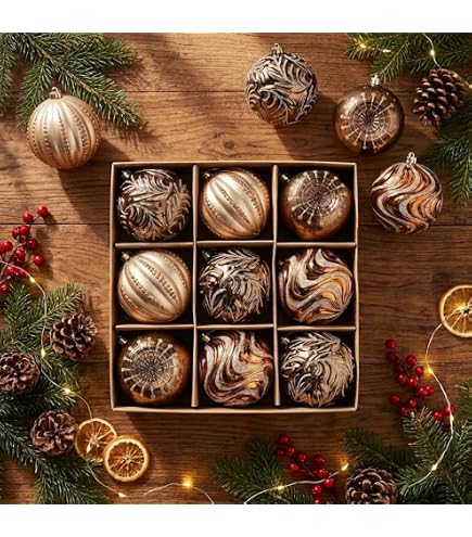 Amazon.com: Valery Madelyn 3.94 Inch Large Christmas Ornaments