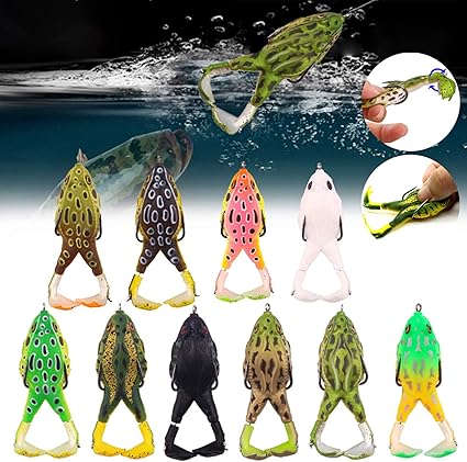 double propeller frog soft bait