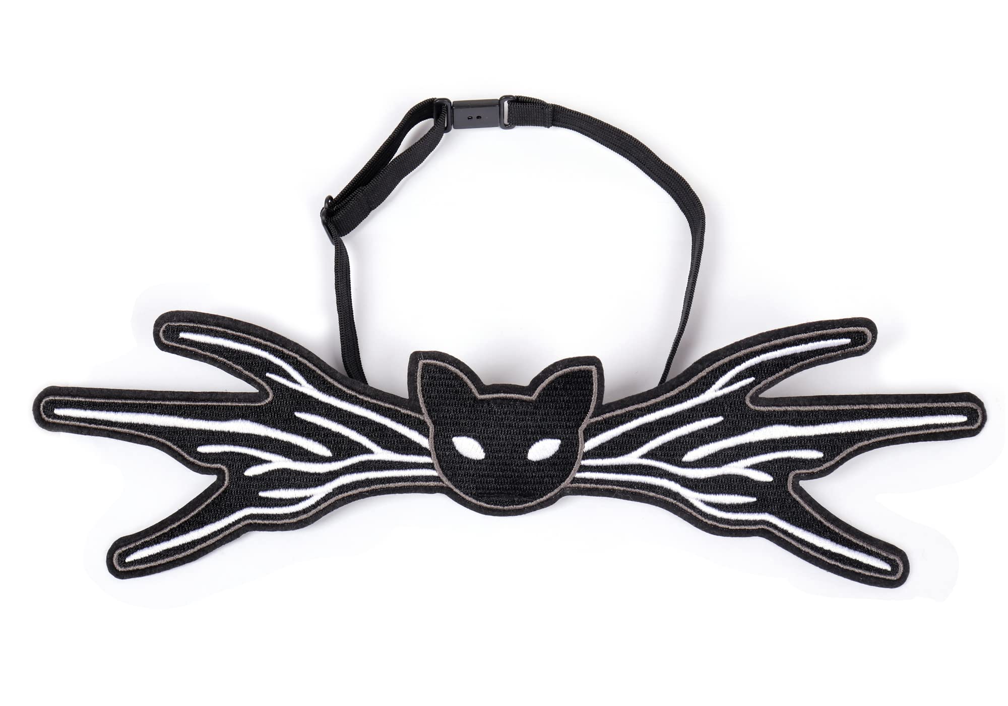 C-ZOFEK Papillon Jack Gothic Bowtie Nero Con Tema Pipistrello - Cravatta Cosplay Per Uomo Per Halloween