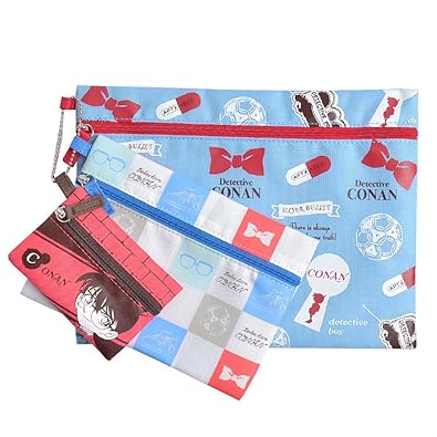 Amazon Co Jp 3連ポーチ ポーチ 名探偵コナン 安室 3個 セット