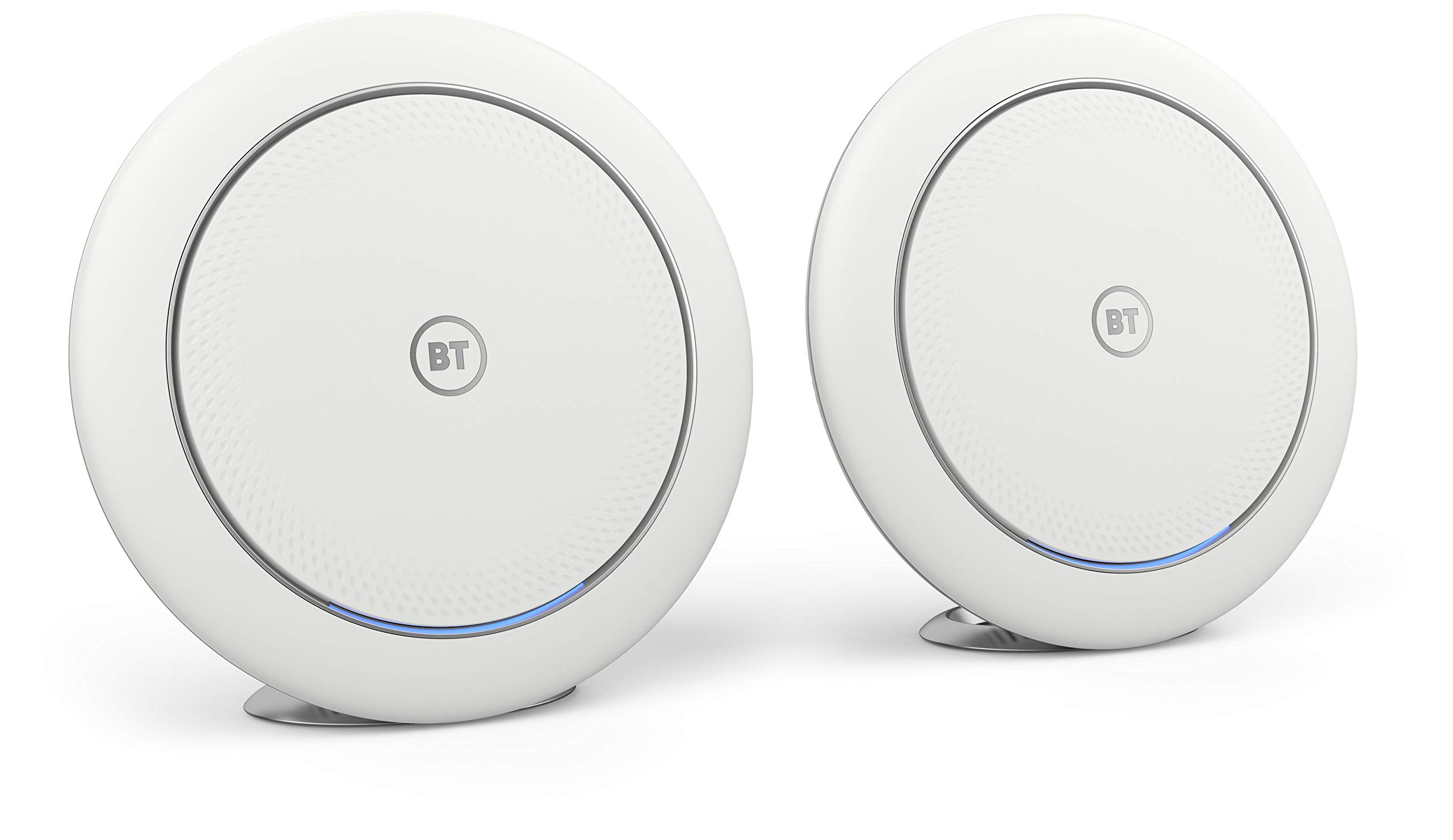 BT Premium Whole Home Wi-Fi, Pack of 2 Discs, Mesh Wi-Fi for seamless, speedy (AX3700) connection, Wi-Fi everywhere in small to medium homes, App for complete control and 3 Year warranty