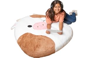 BIGMOUTH INC BigMouth x Squishmallows Original Inflat-A-Pal, Inflatable Floor Pillow, Jumbo Animal Cushion Lounger for Kids