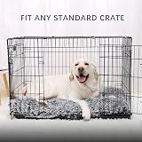 Jaspuriea Large Dog Bed 90x60x8cm Calming Plush Anti-Slip Bottom view 3