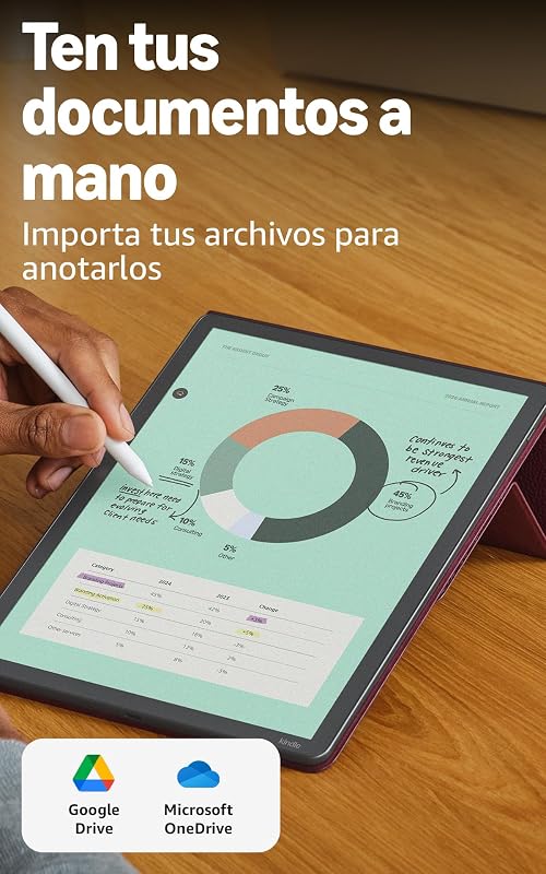 Kindle Scribe Colorsoft (última gen.): fino, ligero y rápido, con pantalla a color de 11" similar al papel y luz frontal; escribe en cuadernos integrados, documentos y libros (32 GB, grafito)