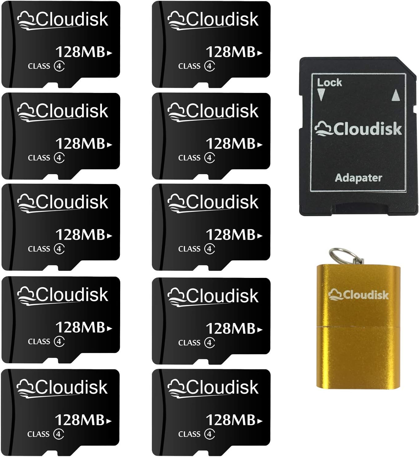 Small Capacity 10Pack 128MB Micro SD Card With 1X Amazon.co.uk Camera
