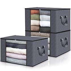 Fab totes 3-Pack Clothes Storage, Foldable Blanket
