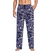 Aflyko Men's Pajama Pants with Pockets Loose Lounge Sleepwear Long Pjs Bottoms