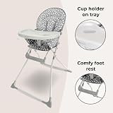My Babiie MBHC1 Compact Highchair Grey Dalmatian 6m-3y 5kg Foldable view 4
