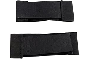 Aymzbd Hockey Leg Strap, Goalkeeper Leg Strap, Protective Gear, Elastic Non-Slip Ankle and Shin Guards for Goalkeepers, for S