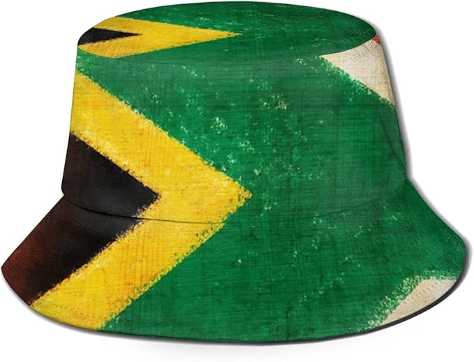 South Africa Flag Sun Hat Bucket Style Men's and Women's Foldable