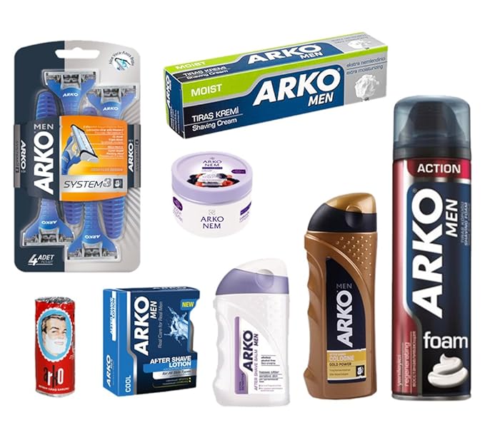 Arko Shaving Set (Action ShavingFoam, Moist Shaving Cream