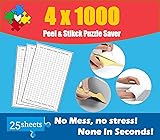 25 Puzzle Saver Sheets - 4 1000 Piece Jigsaw