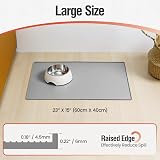 Conlun Dog Food Mat Cat Food Mat Silicone Anti-Slip 60x40 cm view 3