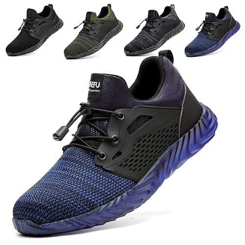 Jackshibo Indestructible Shoes Men Steel Toe Work Shoes Women Safety Industrial Outdoor Working Shoes