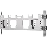 Alpha Engineered Milwaukee Packout Front &amp; Side Mounting Plate - Silver | Mounts Milwaukee Packout crates, full &amp; half-size boxes &amp; accessories, front &amp; side, screws included