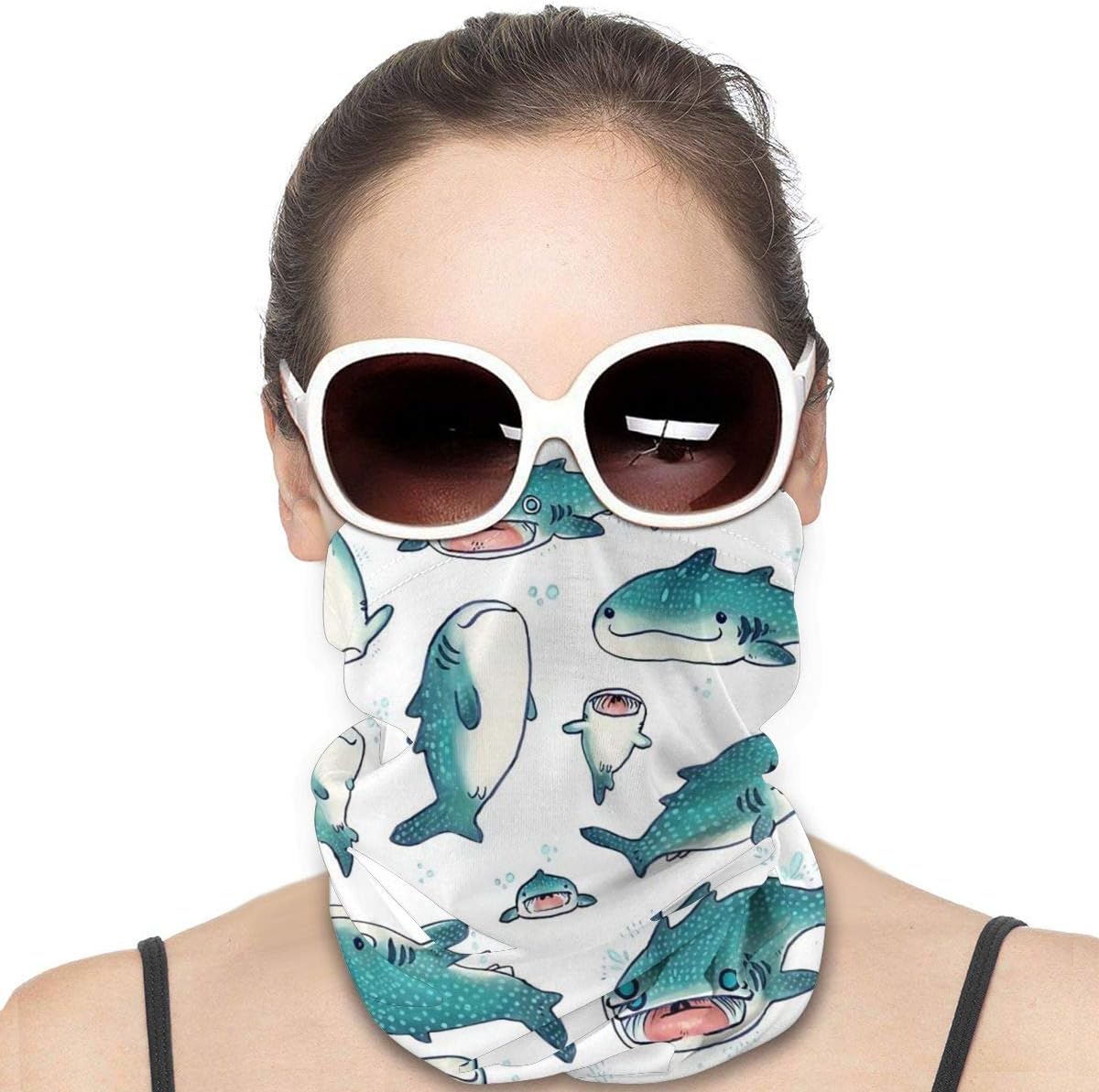 Ducks Unisex Full-Coverage Tube Face Mask Bandanas UV Protection Neck Gaiter Headband, UPF 50+ Fabric
