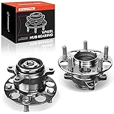 A-Premium 2 x Rear Wheel Bearing and Hub Assembly Compatible with Honda Civic 2012, with 5-Lug