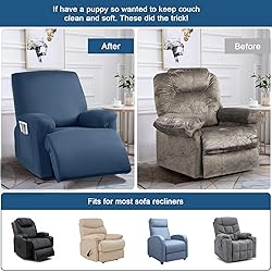 TAOCOCO Recliner Chair Covers Stretch Polyester