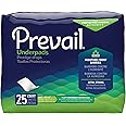 Prevail Fluff Absorbent Incontinence Underpad, Disposable, 23" x 36", 25 Count (Pack of 1)