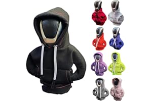 NTING Car Gear Shift Hoodie, Gear Shift Cover, Car Shifter Hoodie Cover Sweatshirt, Universal Automotive Interior Accessories Gift, Black