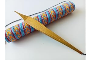 Vietnamese Mouth harp - Dan moi Bass, brass, bass sound, in bamboo case (random color). 4,5 inch (114 mm)