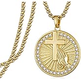 Zoxuxiwu Serenity Prayer Necklace 925 Sterling Silver Serenity Prayer Gifts Religious Jewelry Gifts for Men Women