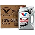 Valvoline Full Synthetic High Mileage with MaxLife Technology SAE 5W-30 Motor Oil 5 QT, Case of 3