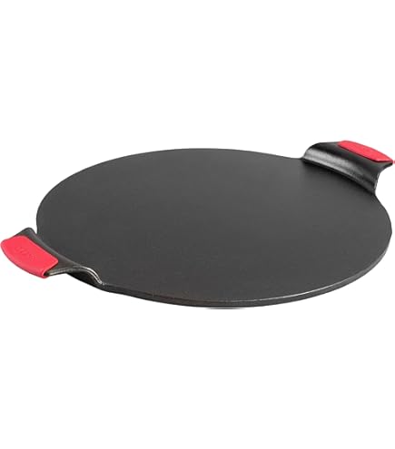 Lodge P14P3 14-Inch Pro Logic Cast-Iron Pizza Pan (Black) : Amazon