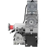 Mini Metal Lathe Machine, High 12VDC 60W 12000RPM Micro Lathe with Drill Chuck for Woodworking and Soft Metal Processing, Hobbyist Workshop Tool