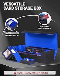ZLCA MTG Deck Storage Box 5 in 1, Deck Case with 4