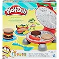 Play-Doh, Massinha de Modelar Infantil, Festa do Hambúrguer - Conjunto de Brinquedo com Acessórios e 2 Potes - A partir de 3 