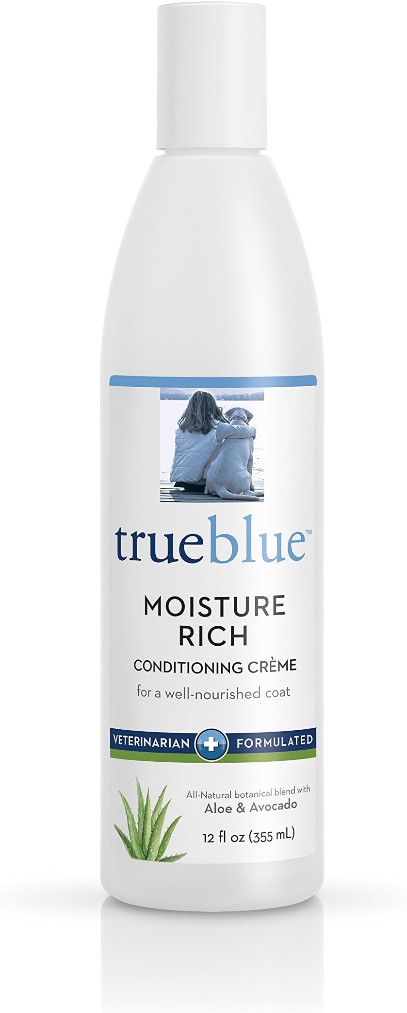 Aloe & Avocado Moisture-Rich Conditioning Dog Crème – Conditioner Cream for Dogs, Puppies - Deodorizing, Moisturizing, Tearless – Toxin Free, Natural Botanical Blend – 12 Fl. Oz.