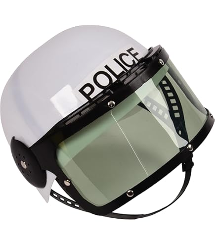 Dress Up America Police Helmet with Visor - Costume Police Hat for Kids