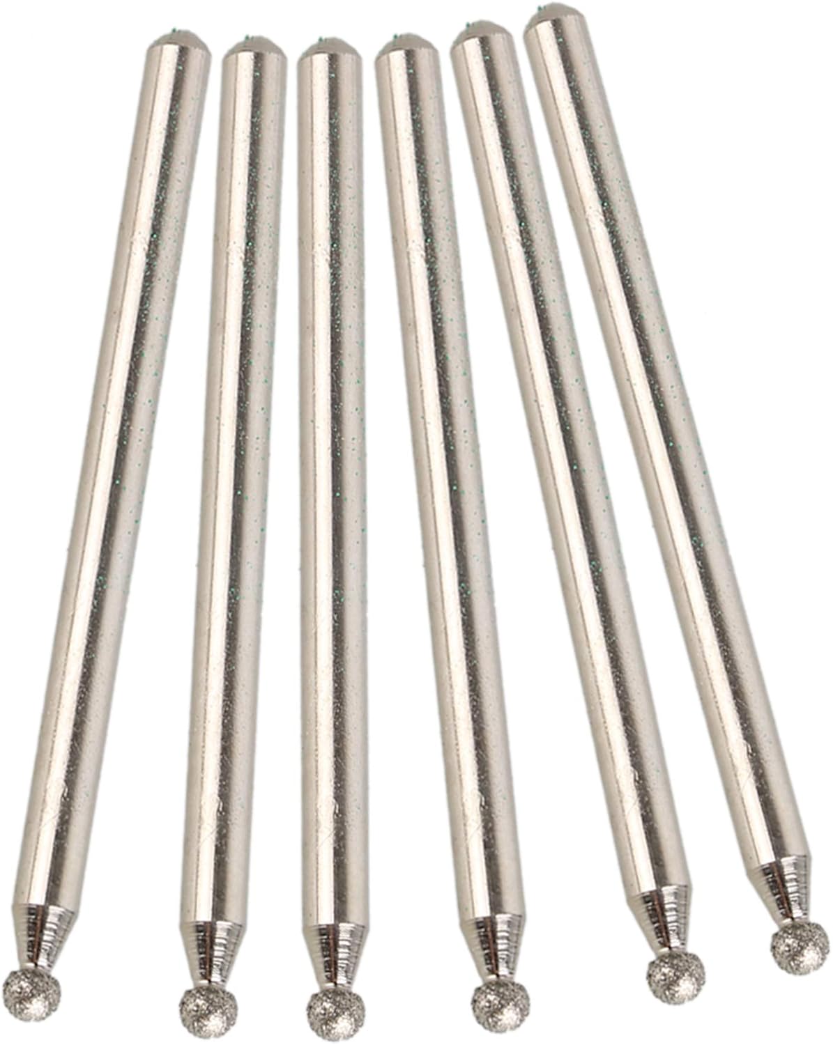 Mxfans 30pcs Diamond Glass Burr Bits Drill Carving Rotary Tool 2.5mm Dia Ball Point - Image 4