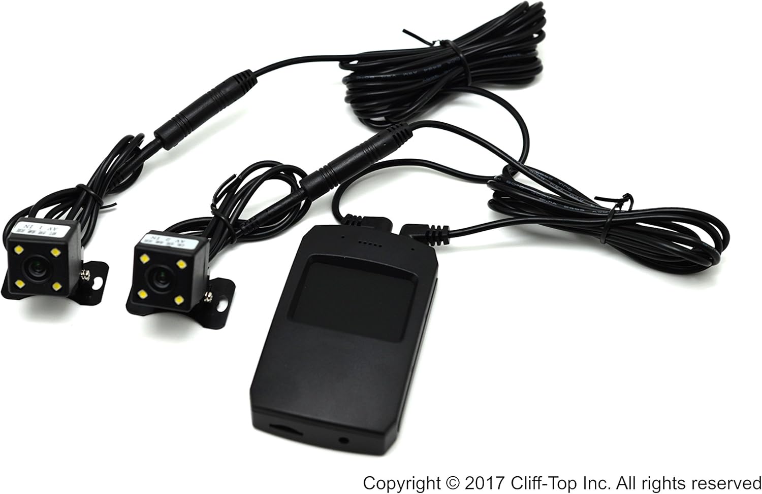 Cliff Top Motorcycle Action Camera, Sport Camera and DVR (Front and Back Cameras+ LCD Monitor)