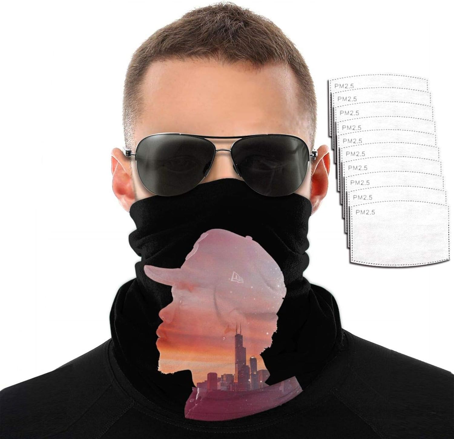 Chance The Rapper Face Mask Cold Weather Balaclava Ski Mask, Bib