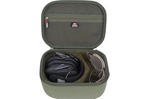 FBLFOBELI Hard Case for Walker's Razor Slim/Howard Leight Shooting Ear Protection Electronic Shooting Muffs Earmuff